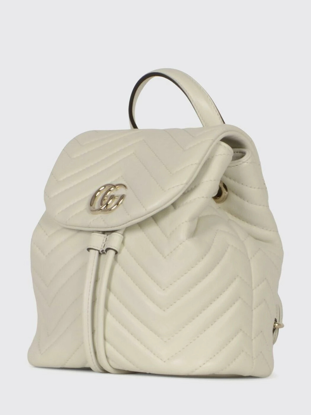 Gucci Backpack Rucksack Leather White - Picture 3 of 3